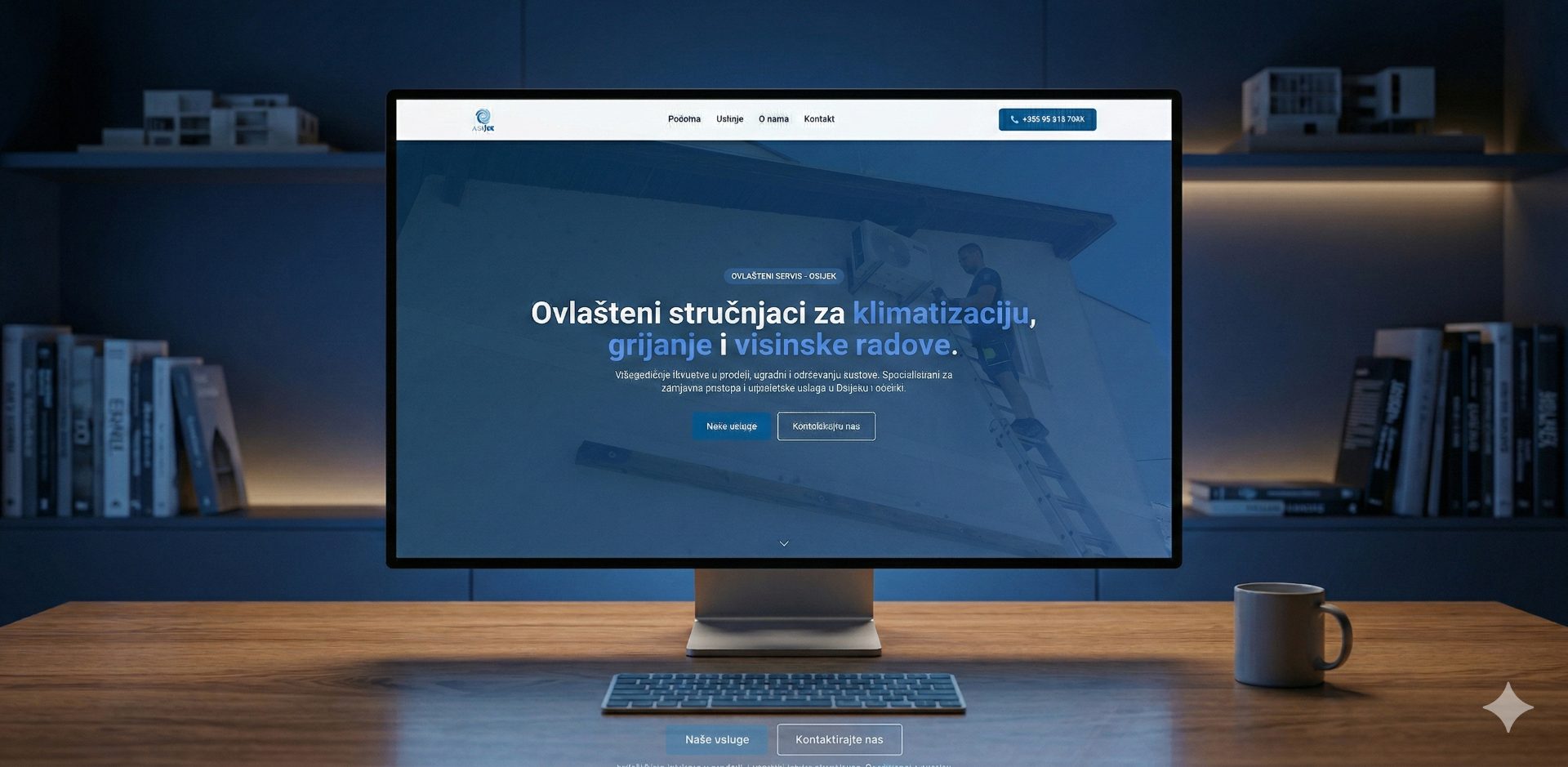 Airos – web design for an air conditioning company